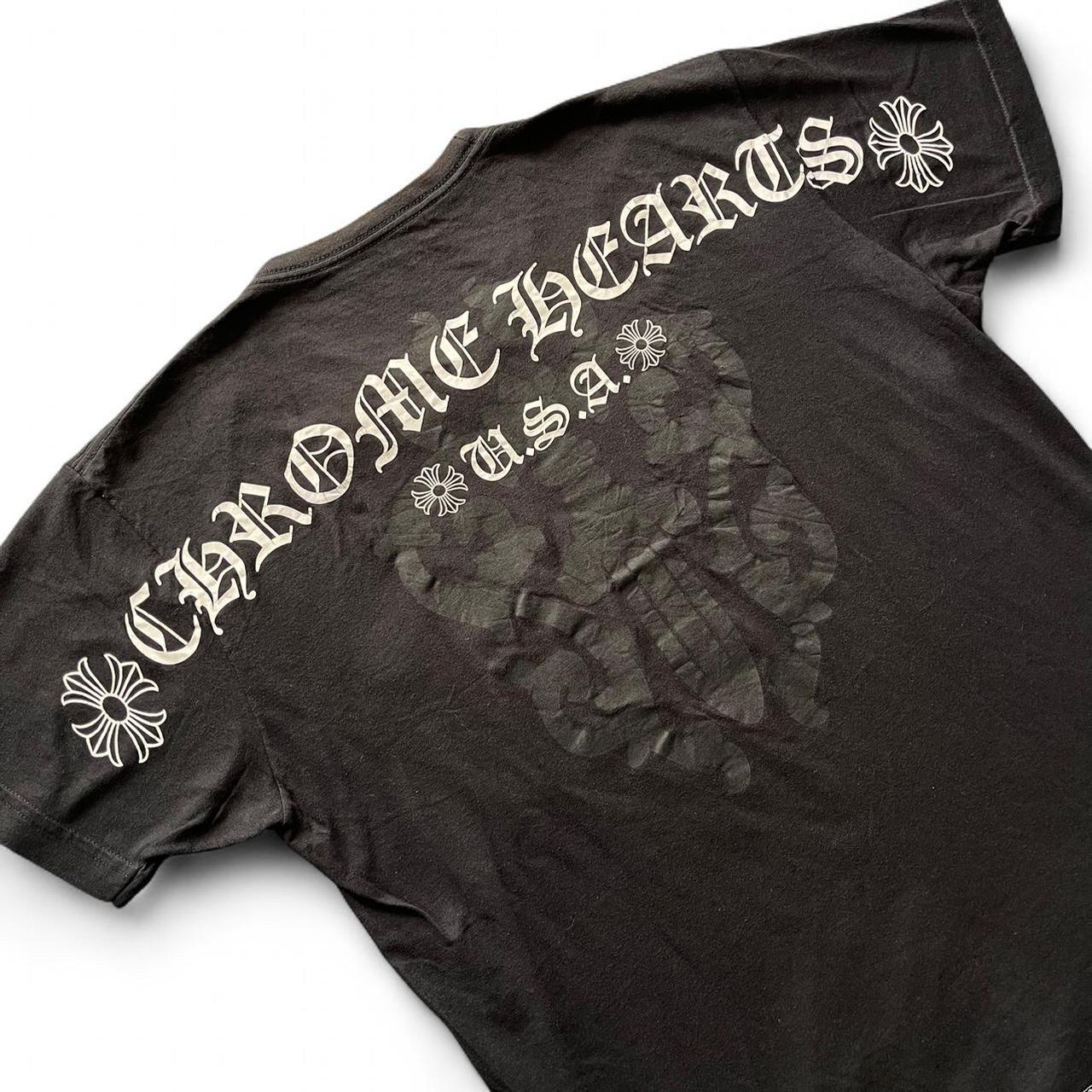 Chrome Hearts Shoulder Script Dagger Logo Tee