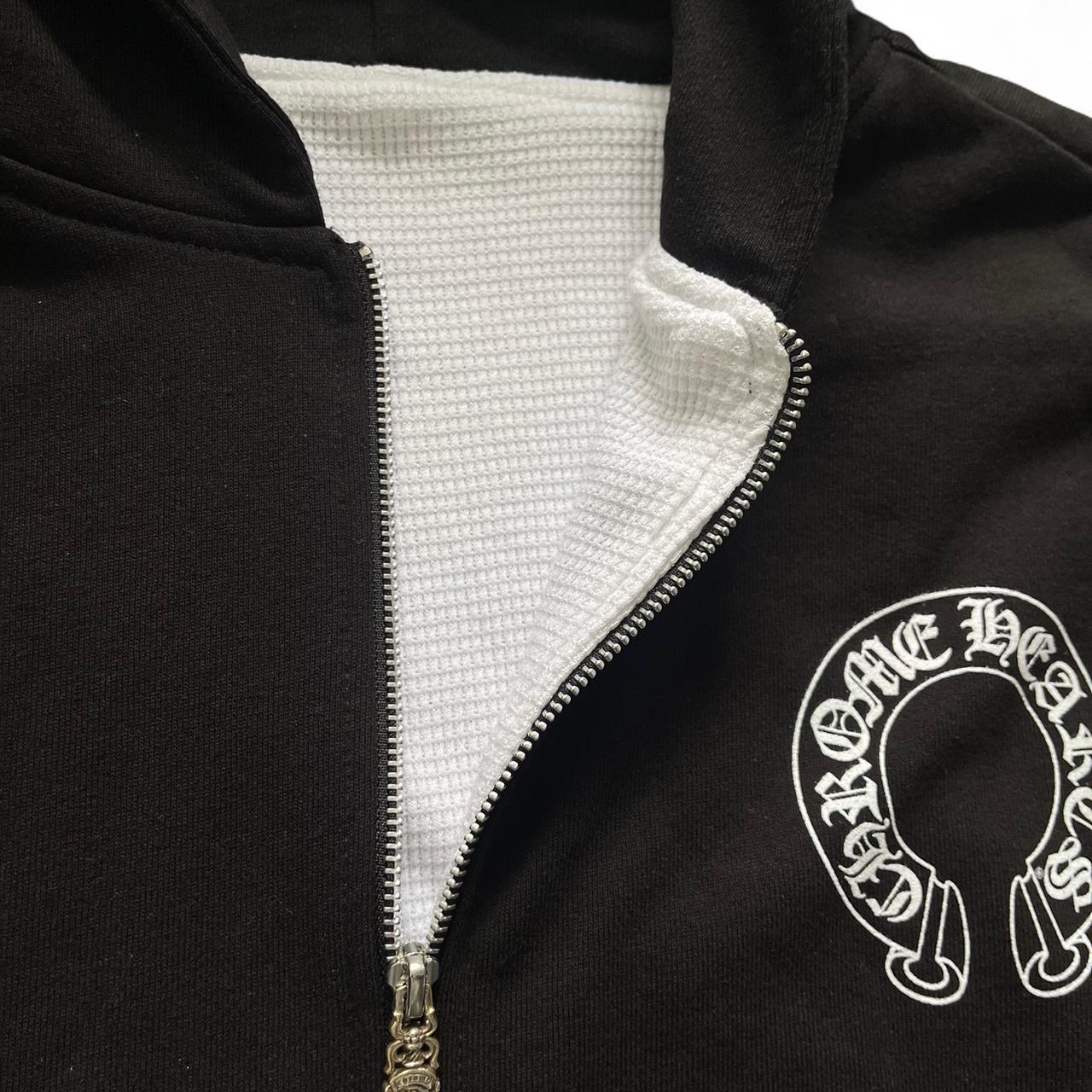 Chrome Hearts Matty Boy Sex Records Thermal Zip Up Hoodie