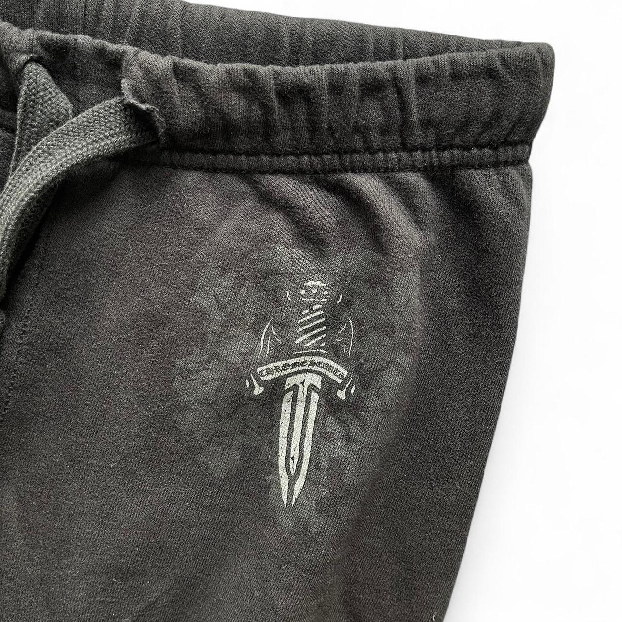 Chrome Hearts Dagger Scroll Logo Vintage Sweatpants