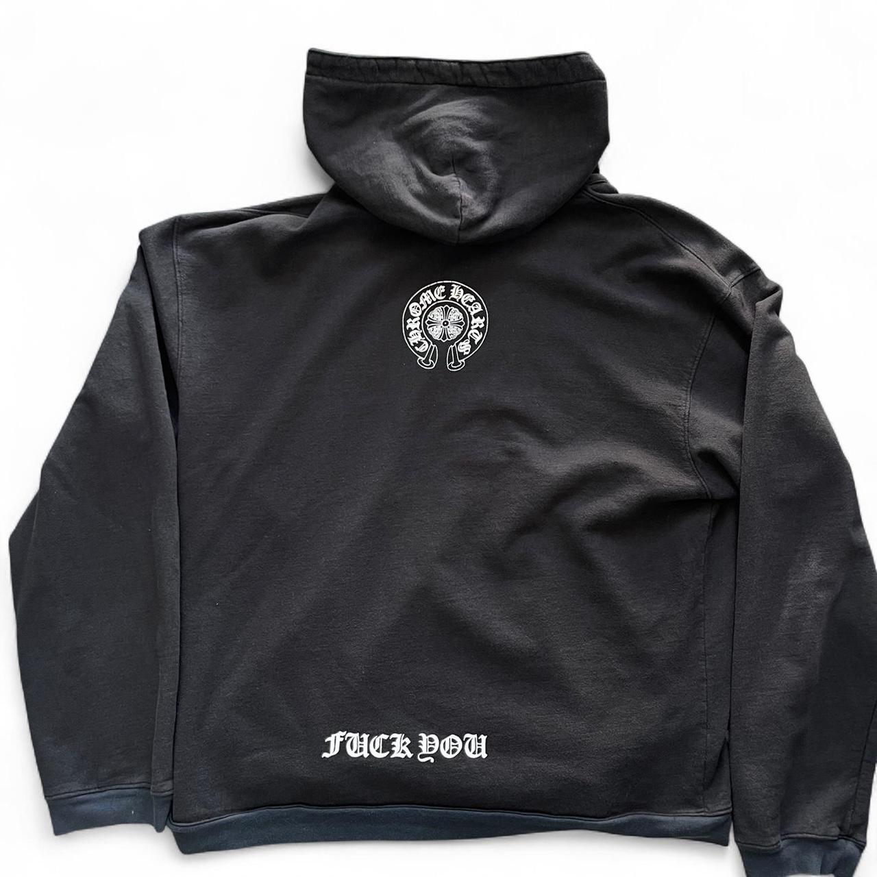 Chrome Hearts Vintage Big Dagger Zip Up Hoodie