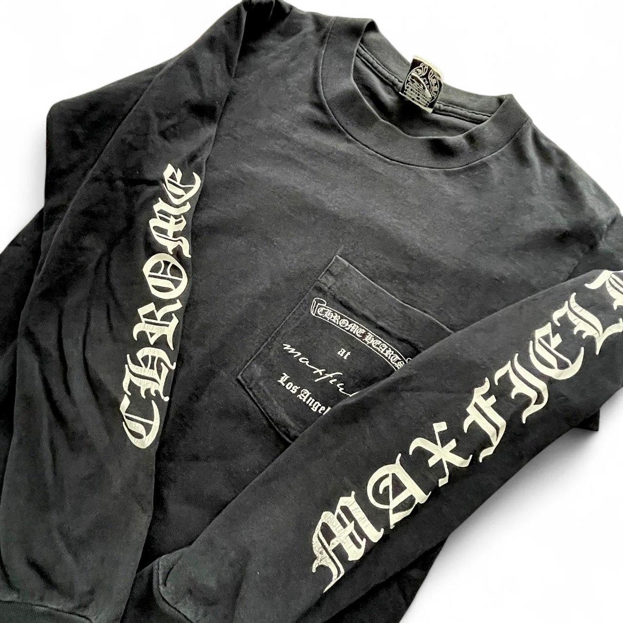Chrome Hearts Maxfield Exclusive Dagger Logo Long Sleeve T