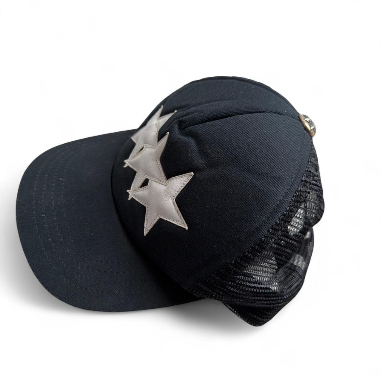 Chrome Hearts Star Patch Trucker Hat Black