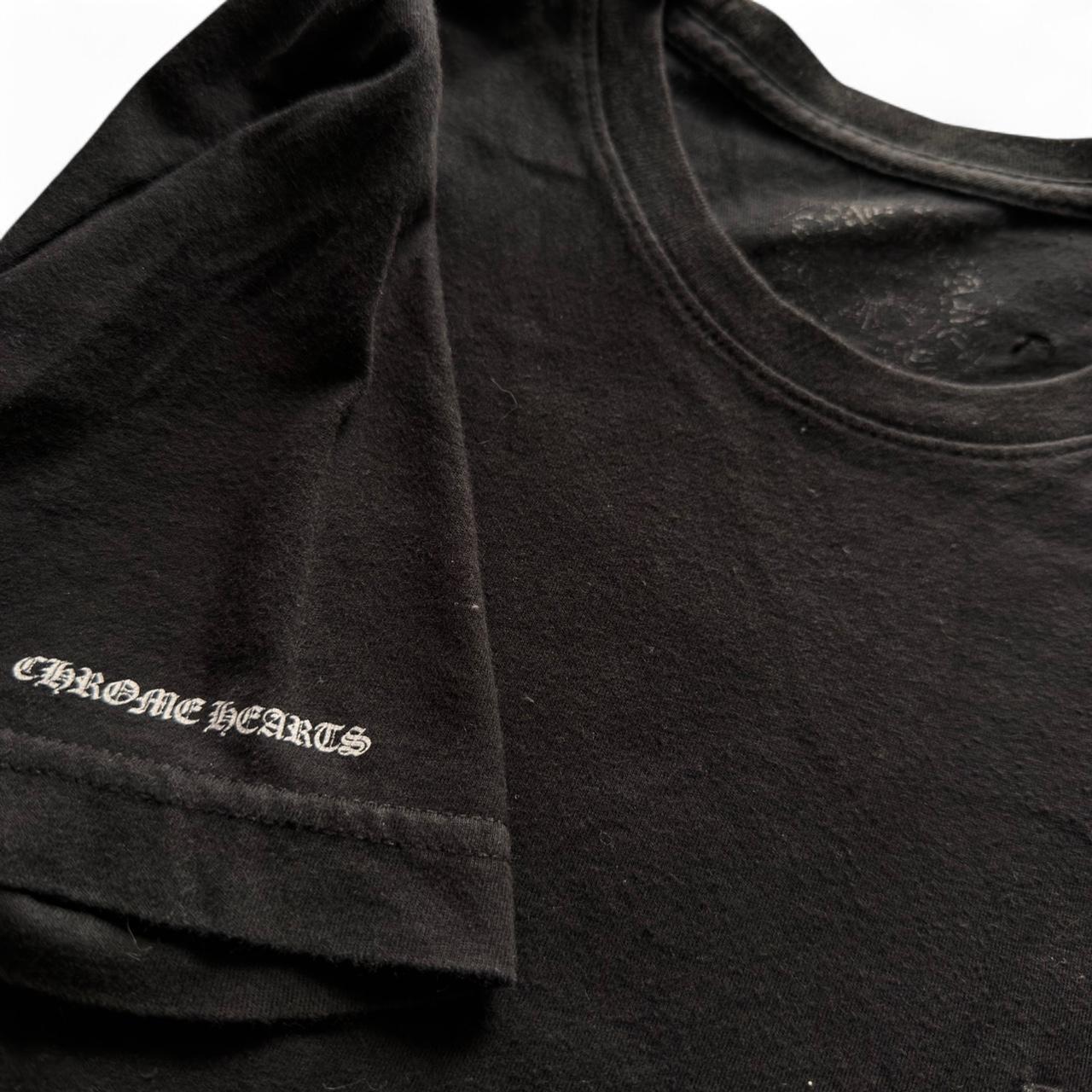 Chrome Hearts Vintage Cross Logo Horseshoe Pocket T-shirt