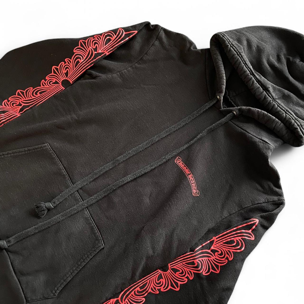 Chrome Hearts Floral Cross Horseshoe Hoodie