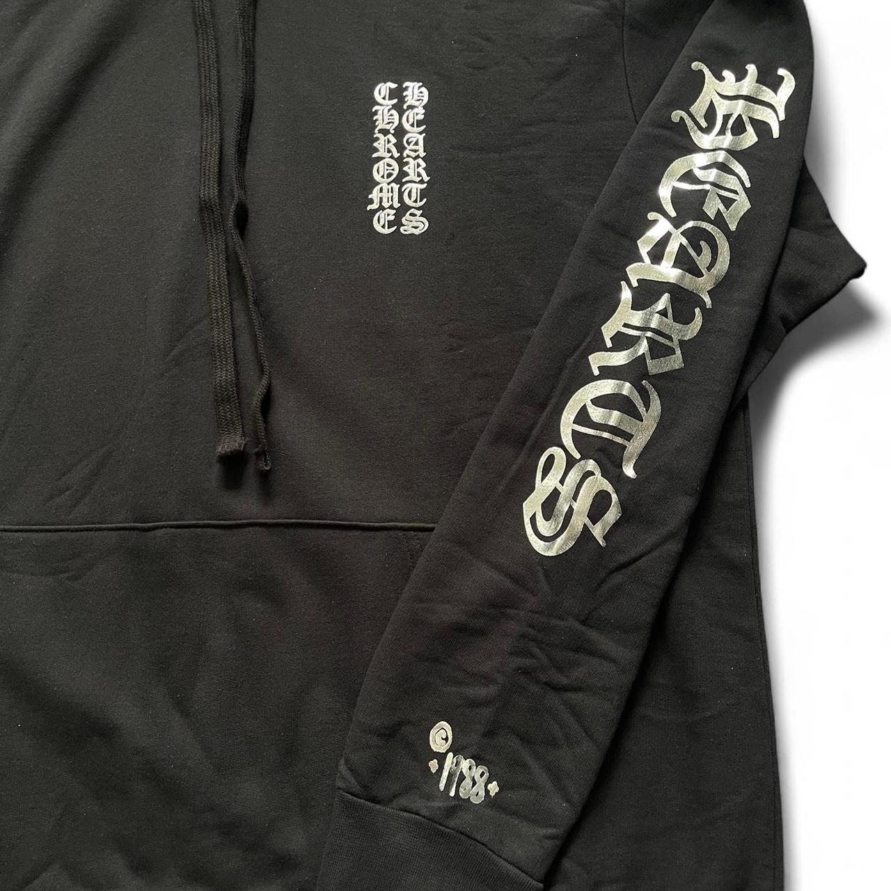 Chrome Hearts 1998 Foil Print Logo Hoodie
