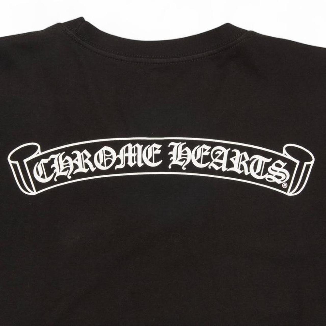 Chrome Hearts Scroll Logo Long Sleeve T-Shirt