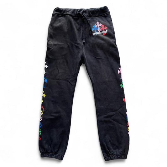 Chrome Hearts Multicolour Cemetery Logo Joggers Black