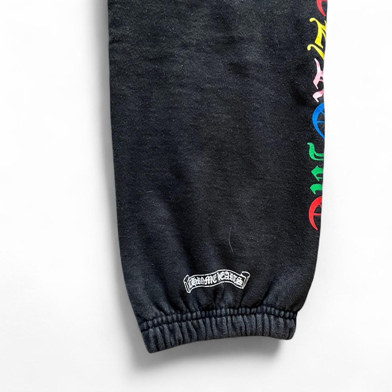 Chrome Hearts Multicolour Cemetery Logo Joggers Black