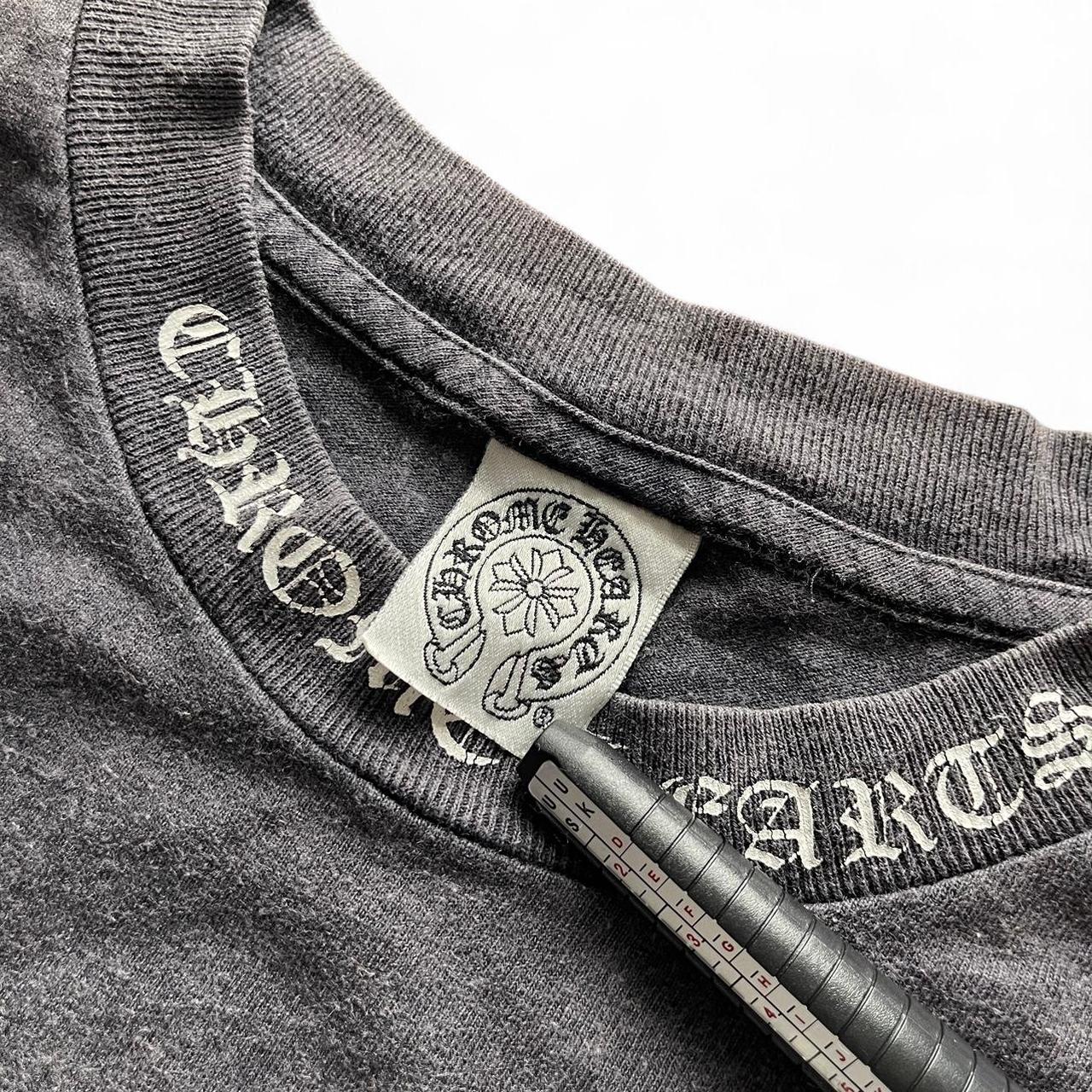 Chrome Hearts Vintage Neck Logo Dagger Pocket T-shirt