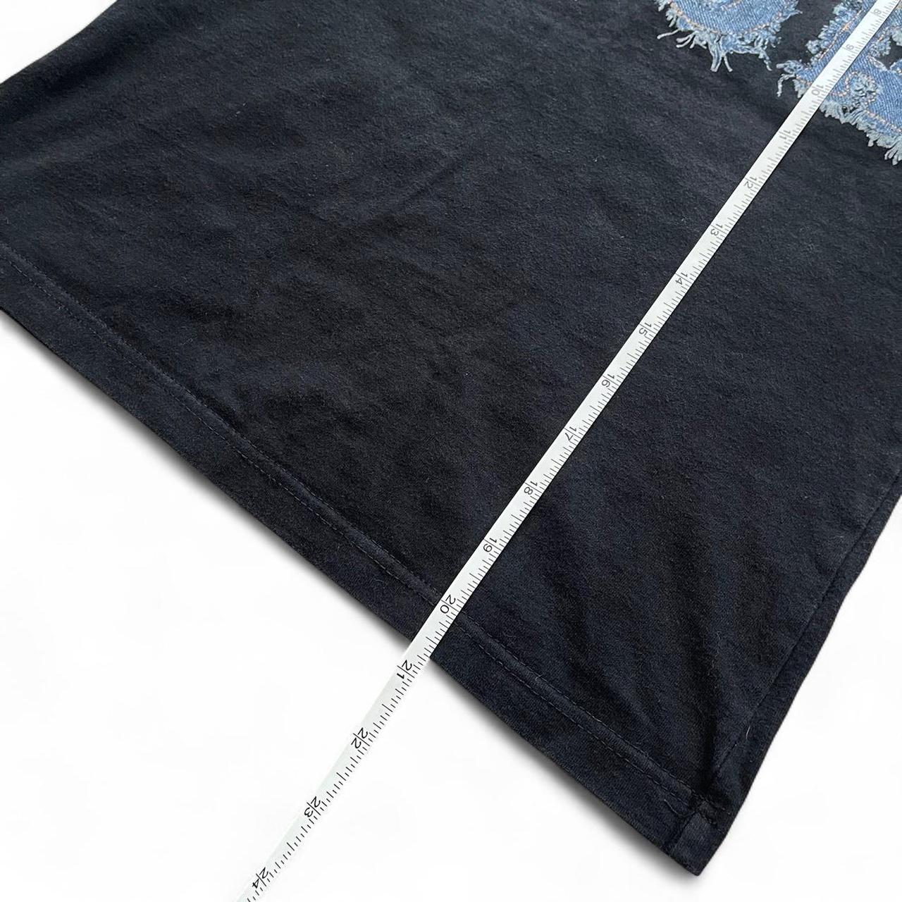 Vintage Dior black tank top with Dior denim logo