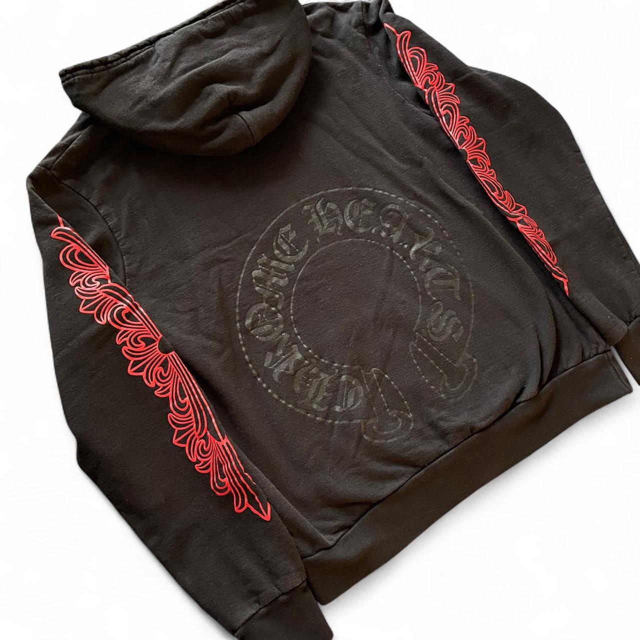 Chrome Hearts Floral Cross Horseshoe Hoodie