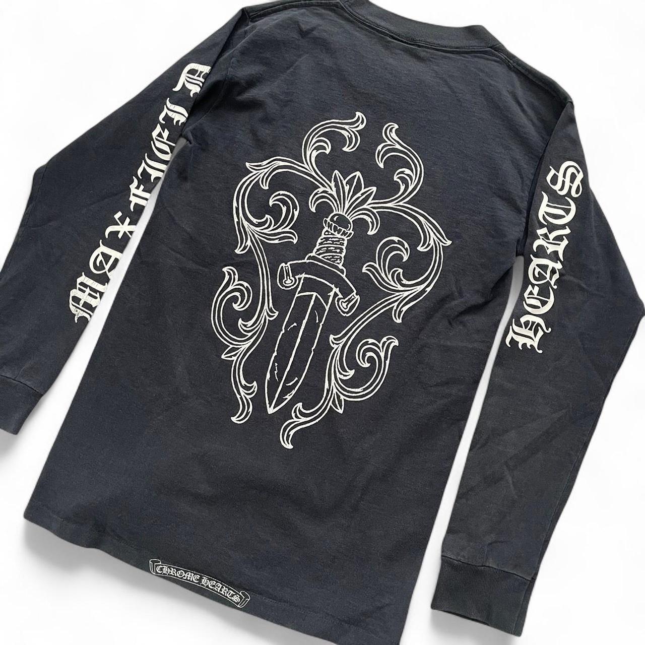 Chrome Hearts Maxfield Exclusive Dagger Logo Long Sleeve T