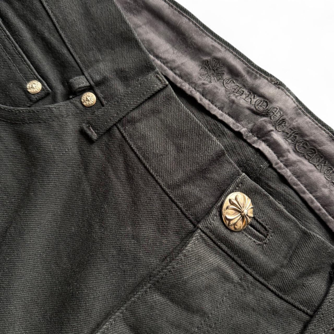 Chrome Hearts Flare Richard Cut Denim Jeans Pants