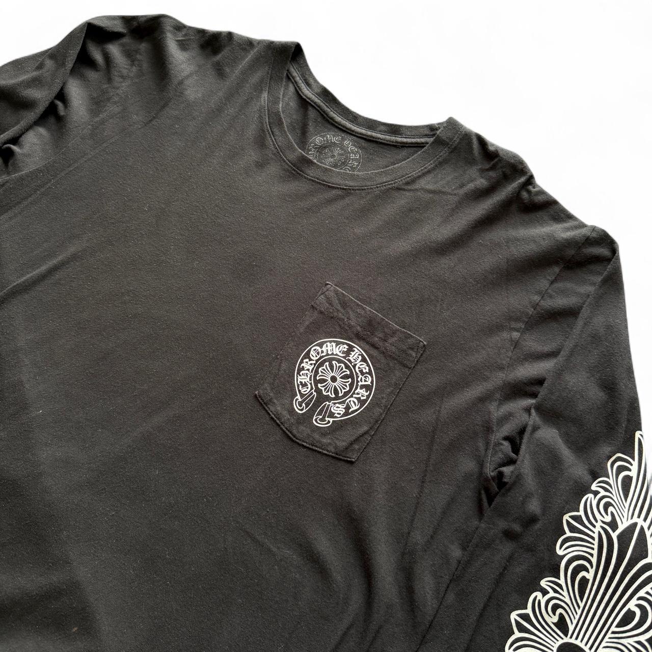 Chrome Hearts Miami Exclusive Horseshoe Long Sleeve Tee Black