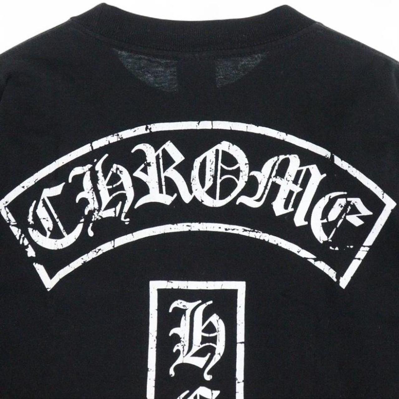 Chrome Hearts OLD T BAR Print Star Short Sleeve T-shirt
