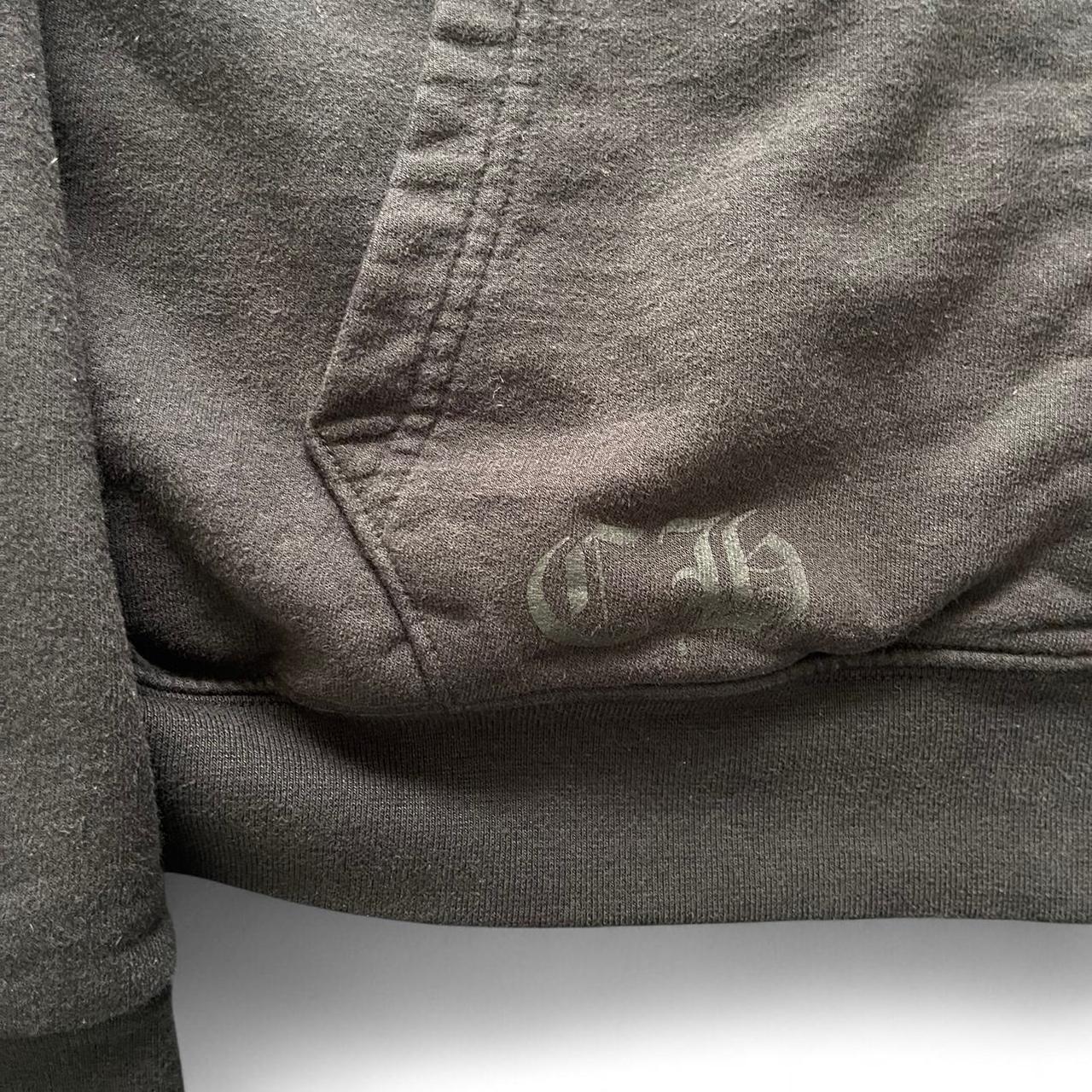 Chrome Hearts Tbar Logo Thermal Zip Up Hoodie