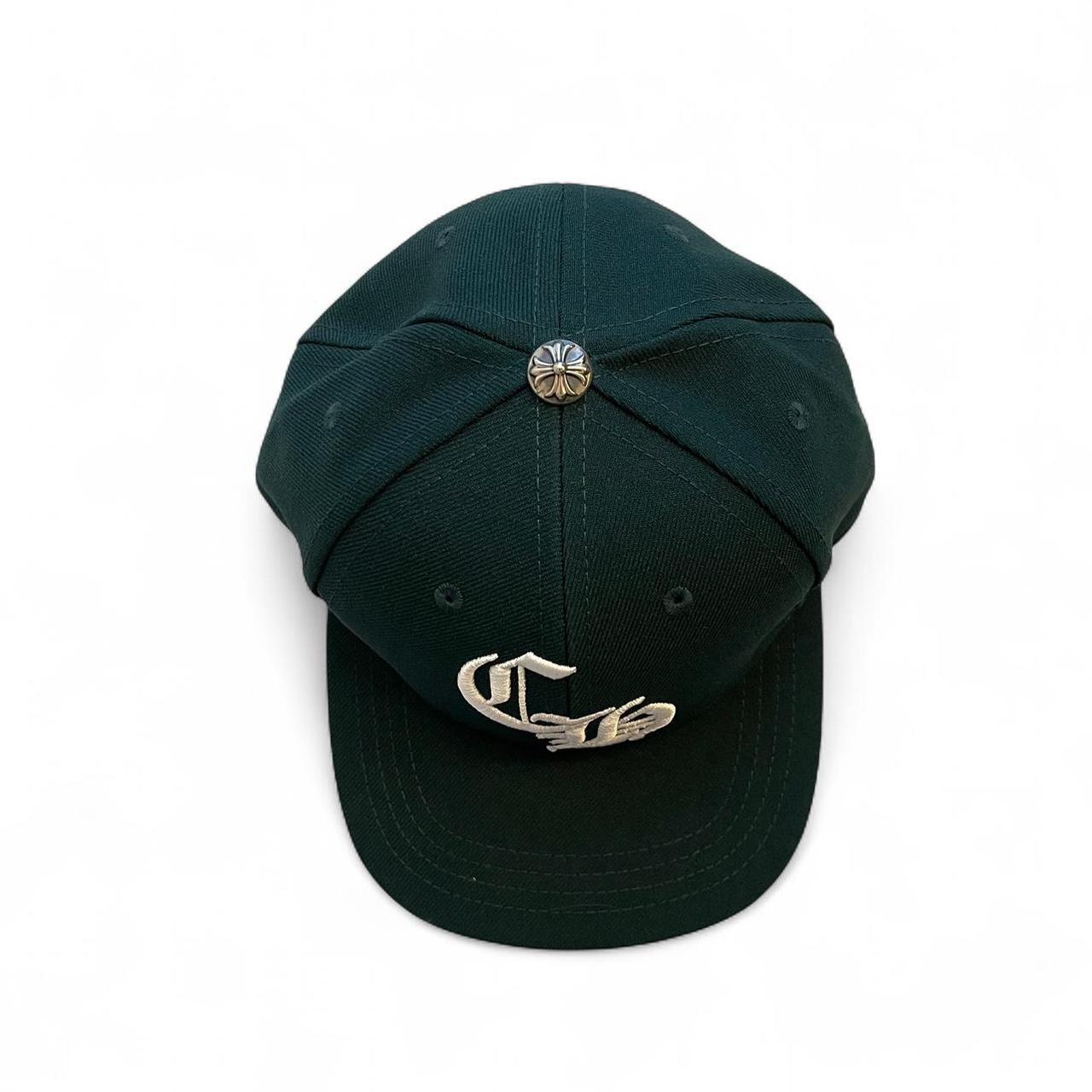 Chrome Hearts CH hat baseball green / white