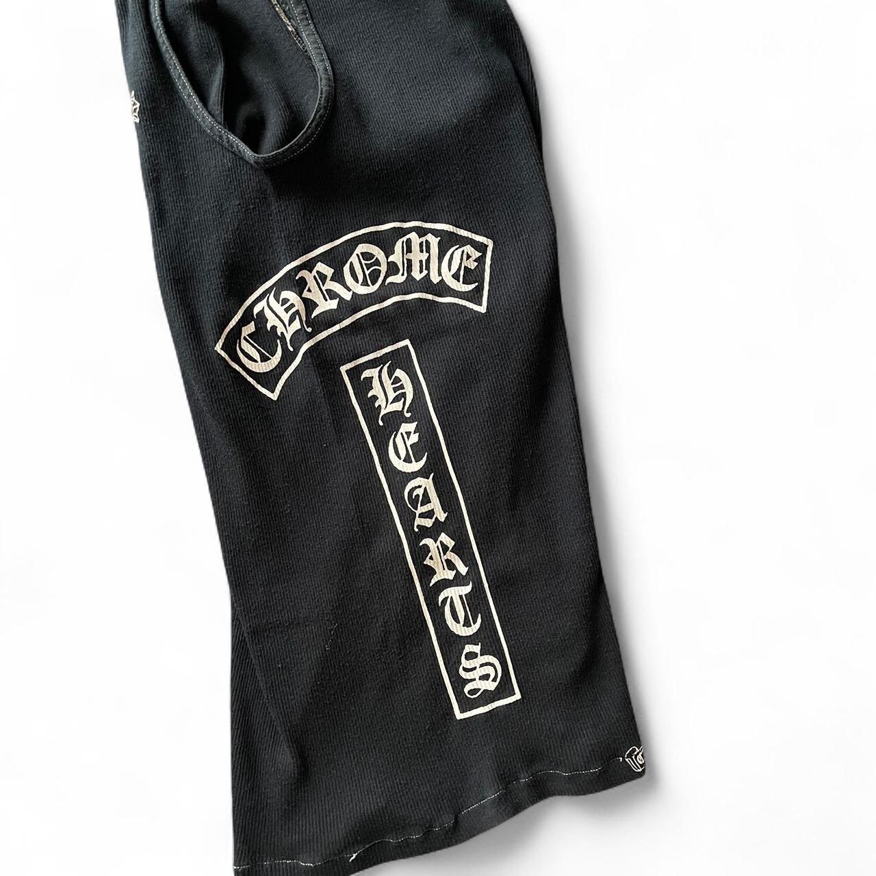 Chrome Hearts T Scroll Cross Logo Vest Black
