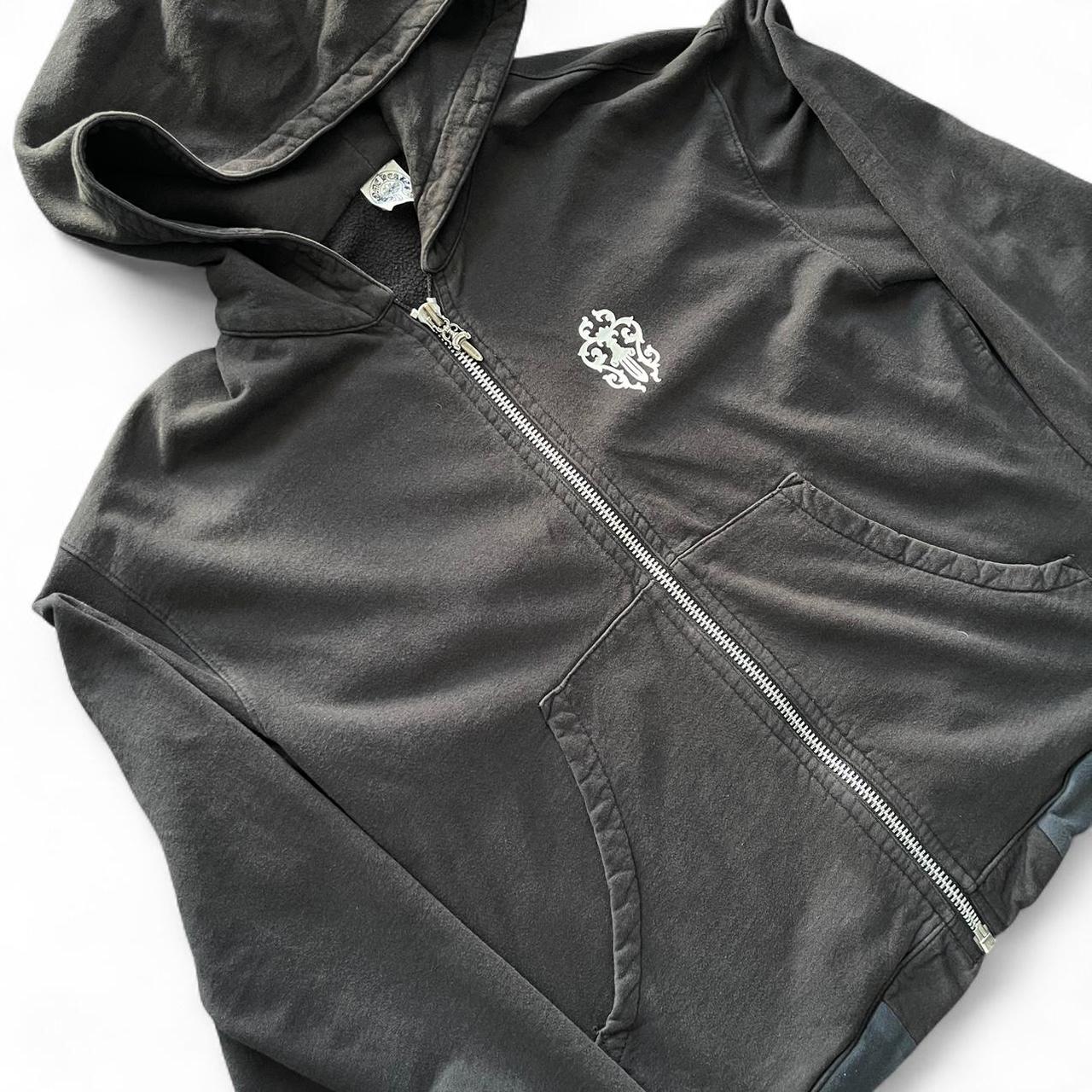 Chrome Hearts Vintage Big Dagger Zip Up Hoodie