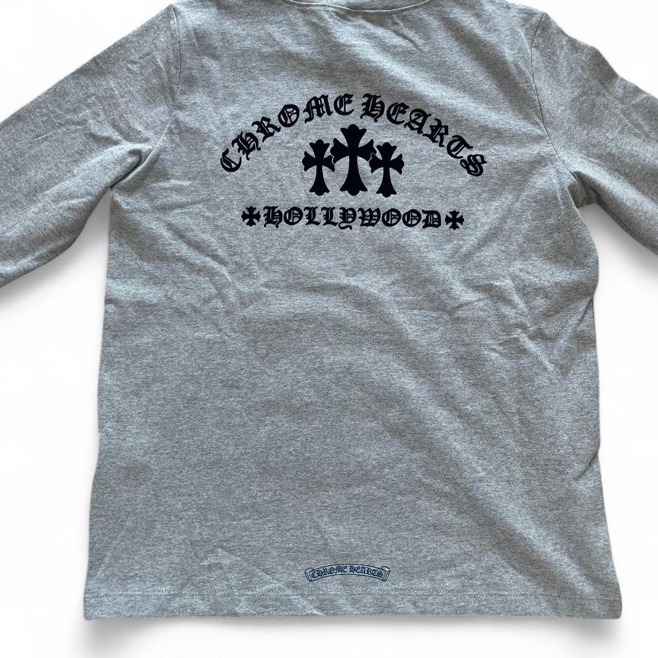 Chrome Hearts Triple Cross Hollywood Long Sleeve Grey (Women’s)