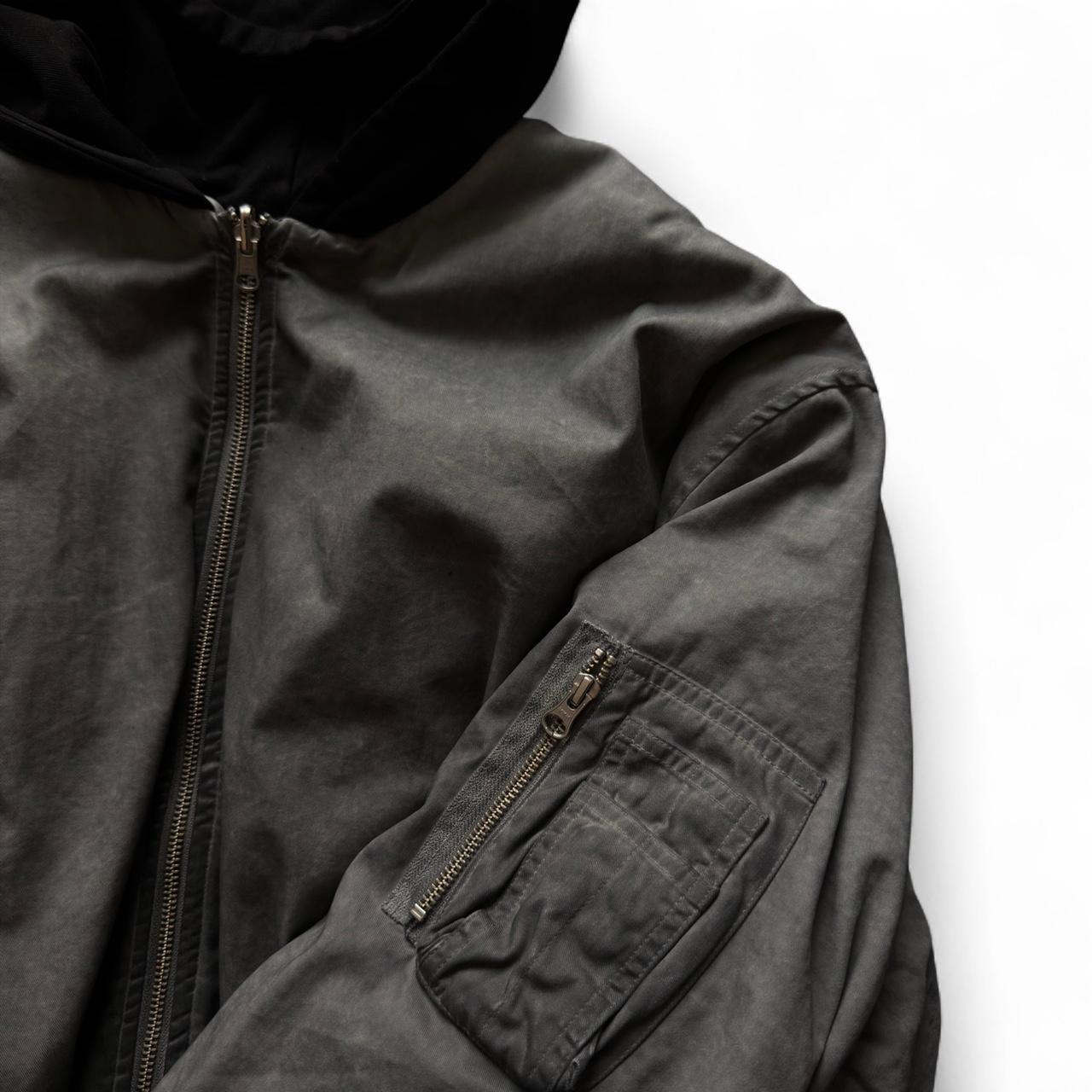 Ktwo Studios Reversible Dyed Hooded Bomber Jacket