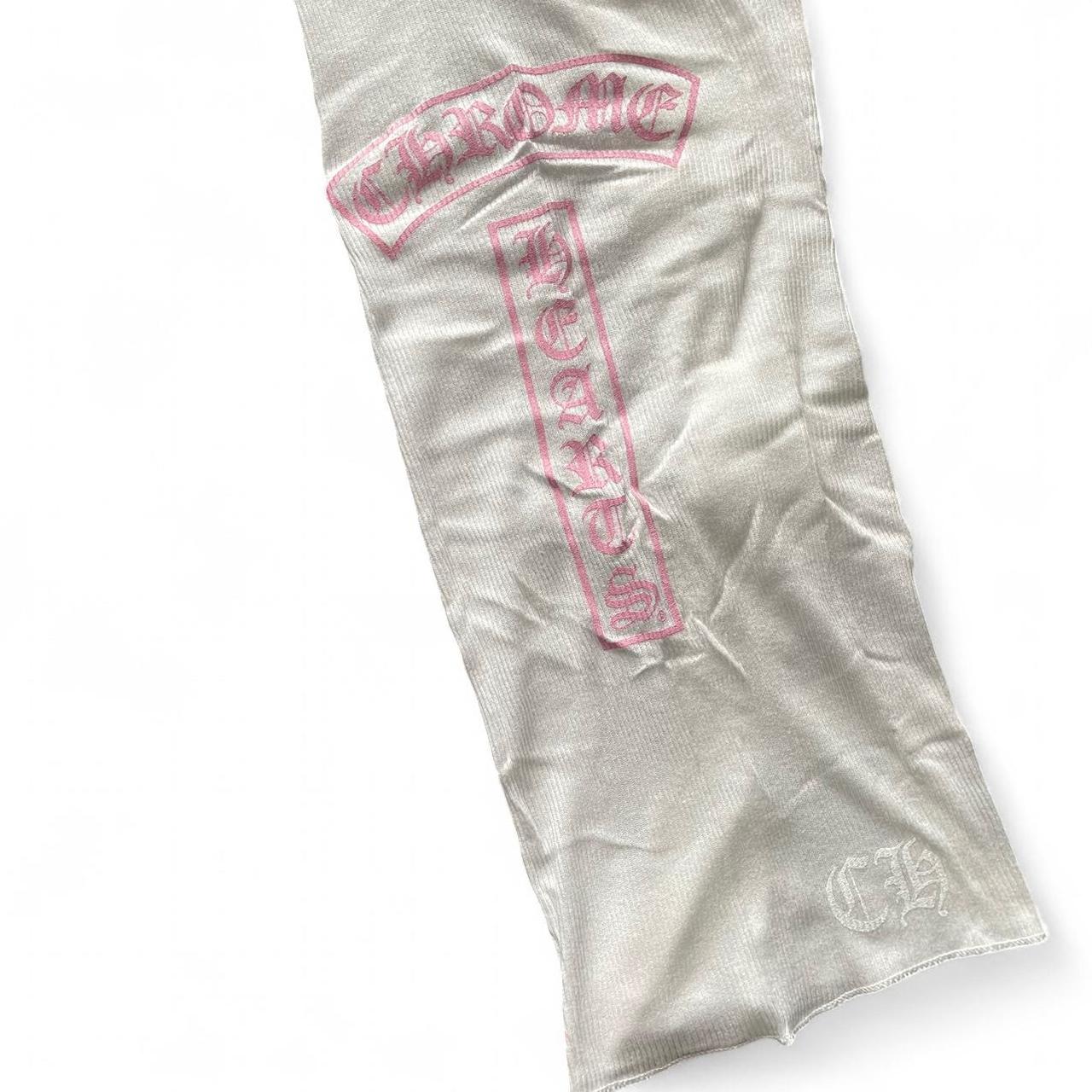 Chrome Hearts White/Pink Rib Tank - Vest