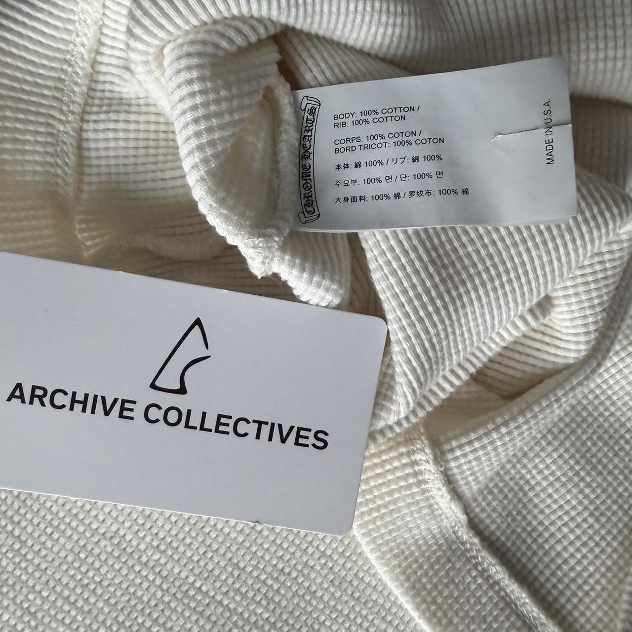 Chrome Hearts Embroidered Wool Waffle Long Sleeve Thermal