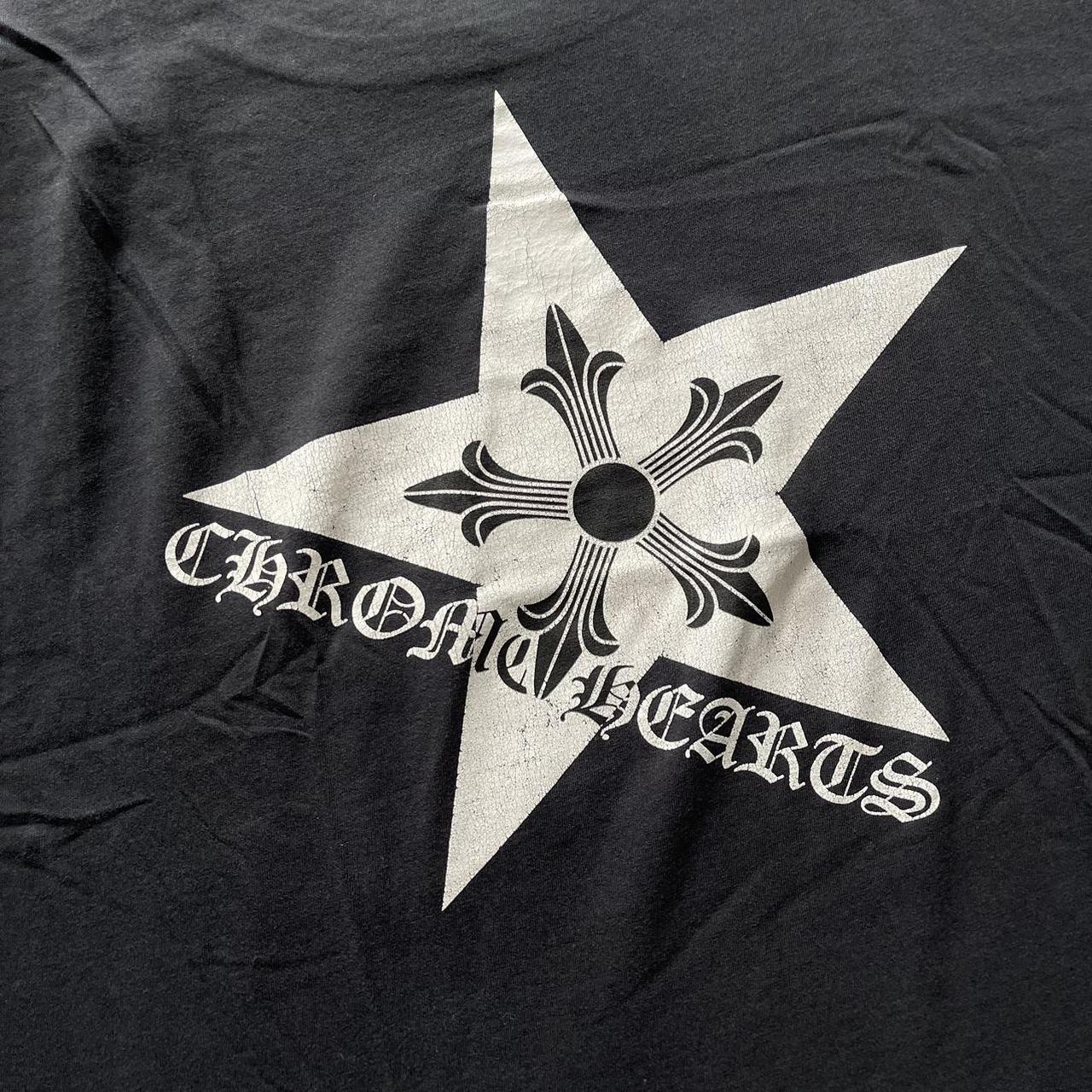 Chrome Hearts Ninja Star Logo Scroll Tee