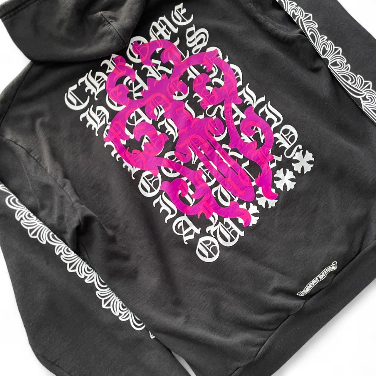Chrome Hearts Eye Chart Dagger Zip Up Hoodie
