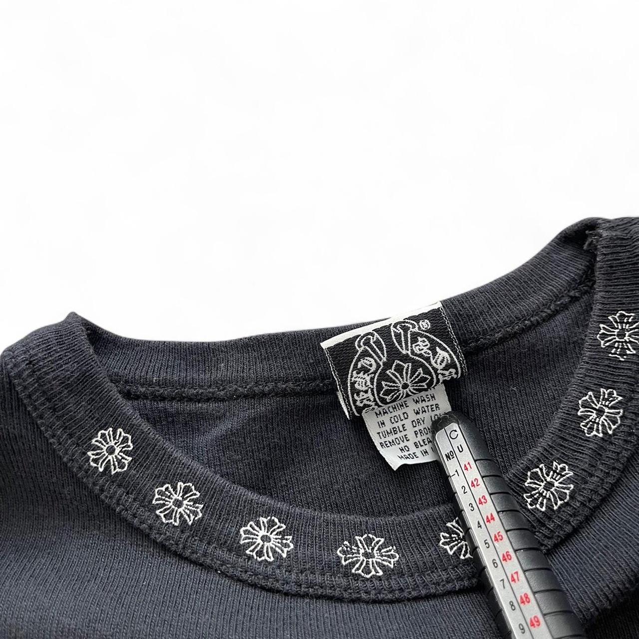 Chrome Hearts Floral Crop Vintage T-shirt