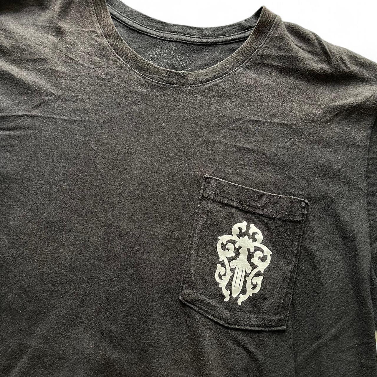 Chrome Hearts Dagger EyeChart Logo Tee