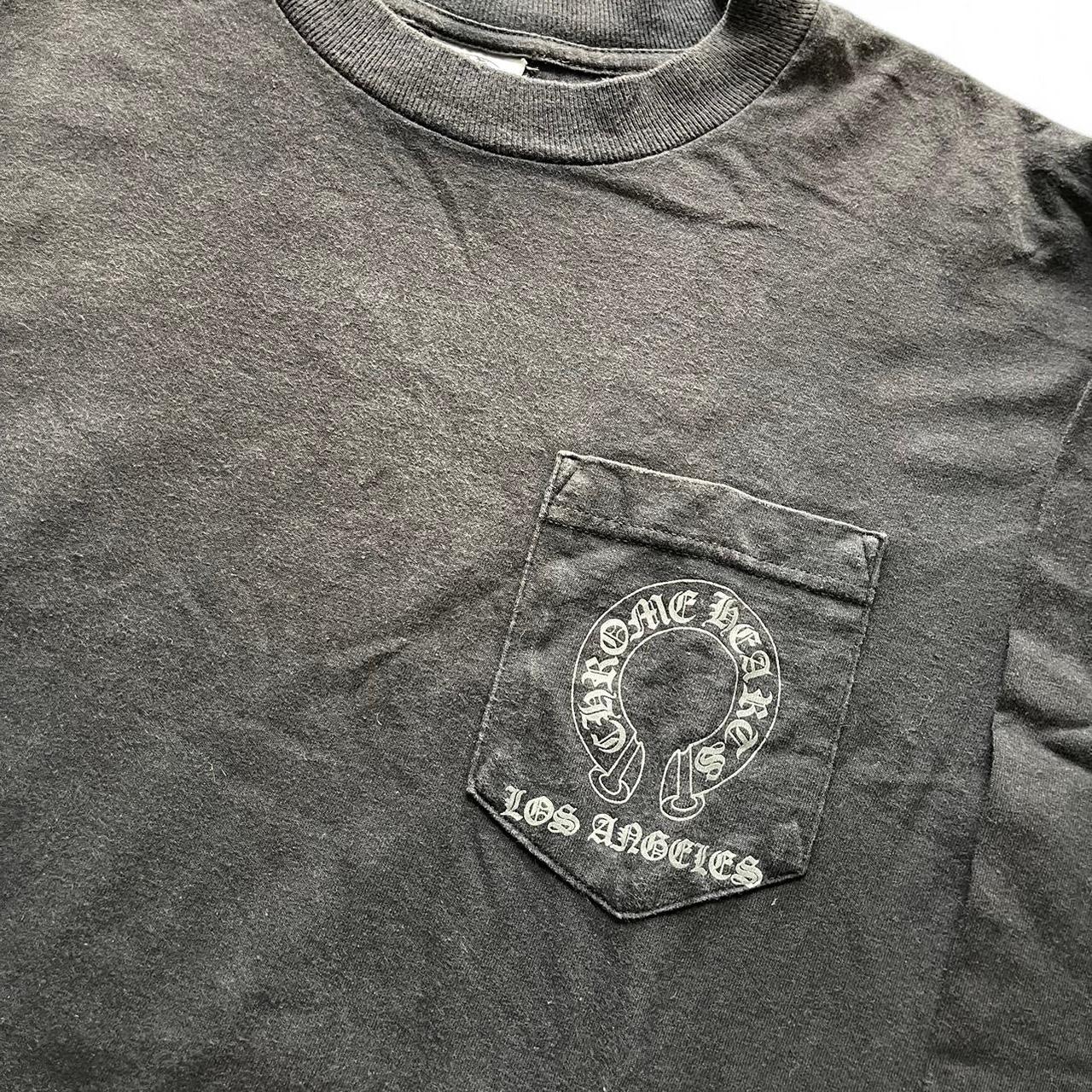 Chrome Hearts Vintage THRASHED PERFECT FADE 90s LOS ANGELES Silver Print