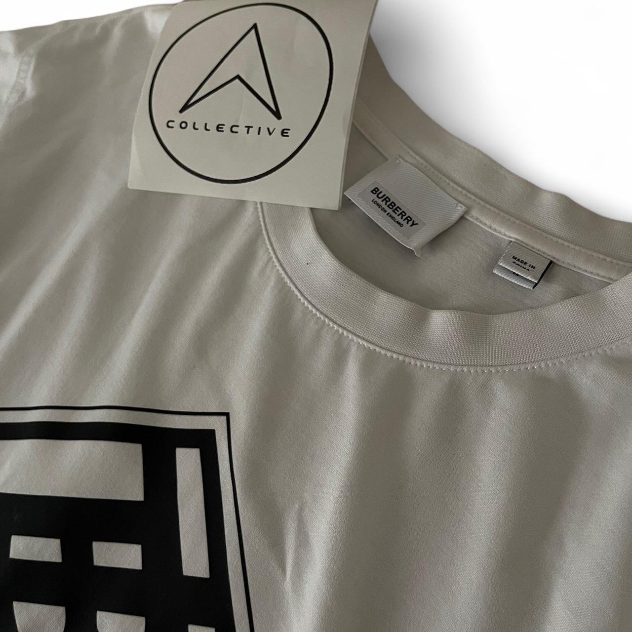 Burberry Oversized Logo White Tee