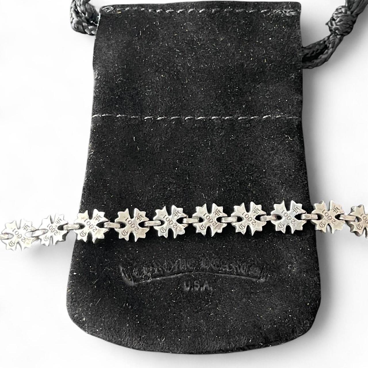 Chrome Hearts Tiny Plus Emerald Bracelet