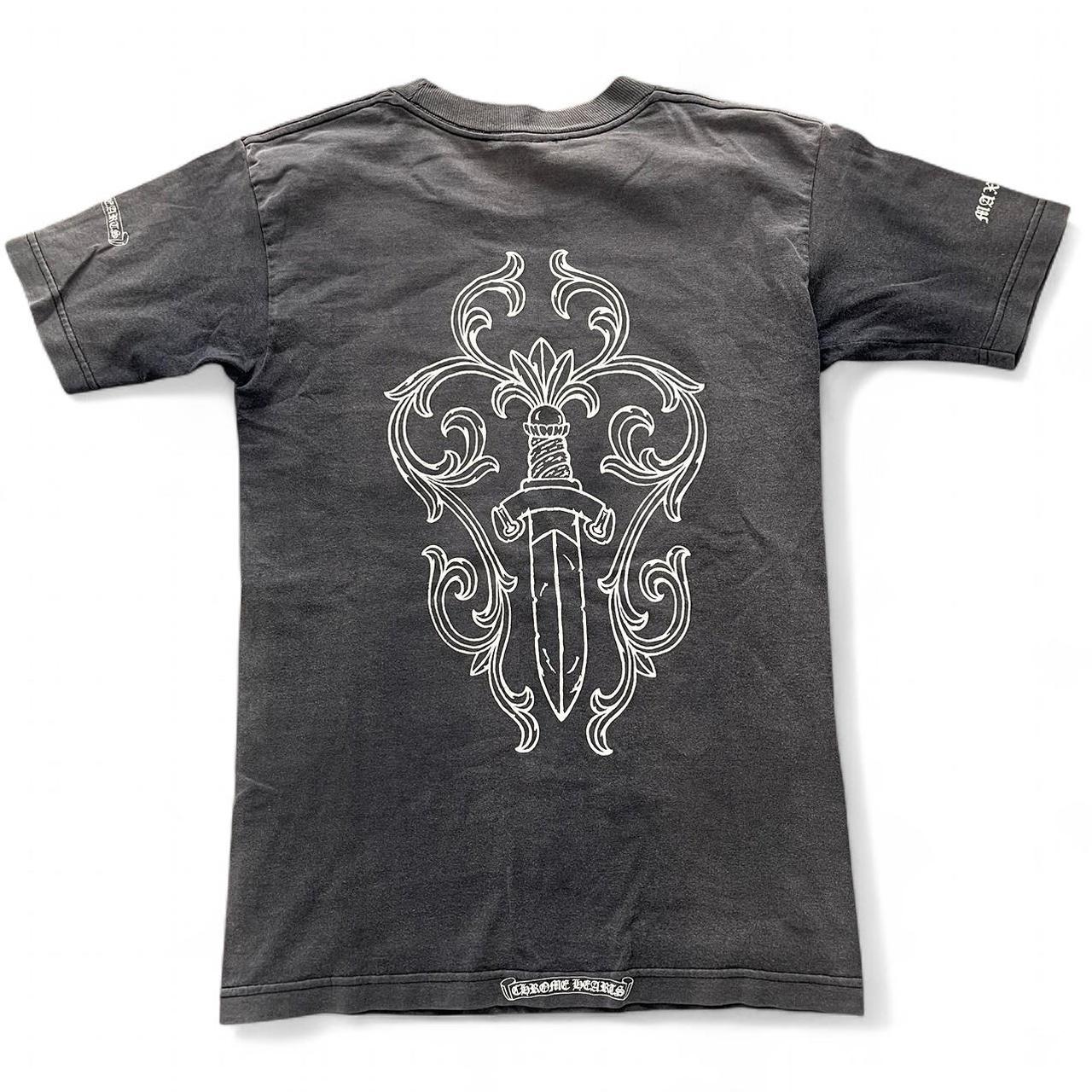 Chrome Hearts Dagger Logo Maxfield Exclusive Vintage Faded Tee