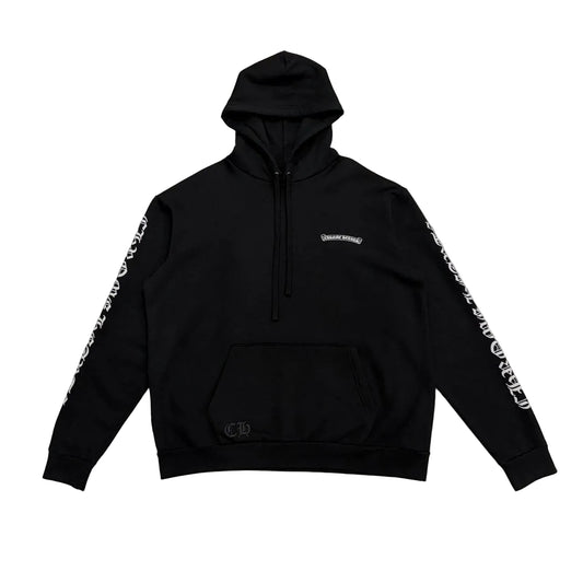 Chrome Hearts Scroll Pullover Hoodie Black