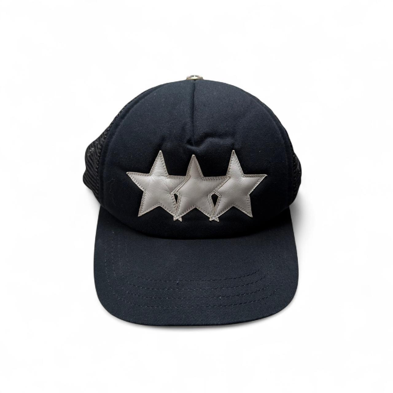 Chrome Hearts Star Patch Trucker Hat Black