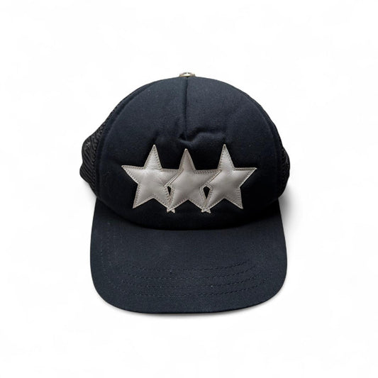 Chrome Hearts Star Patch Trucker Hat Black
