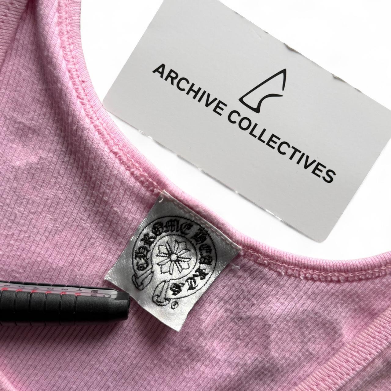 Chrome Hearts Vintage Pink Cross Tank Top