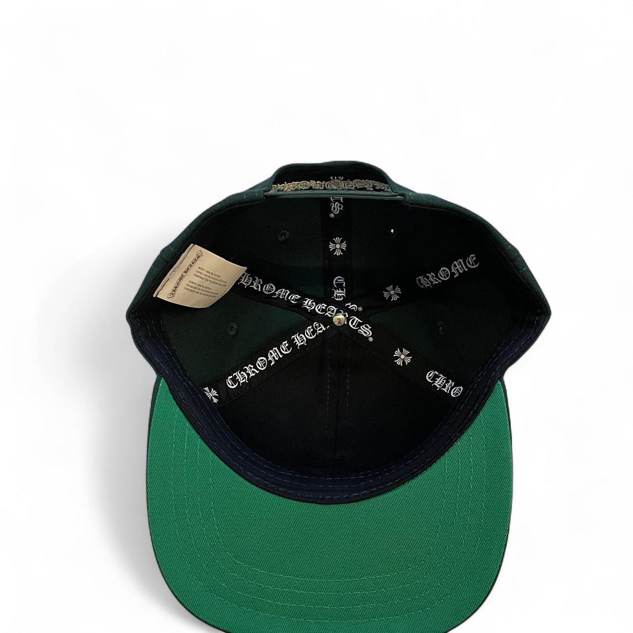Chrome Hearts CH hat baseball green / white