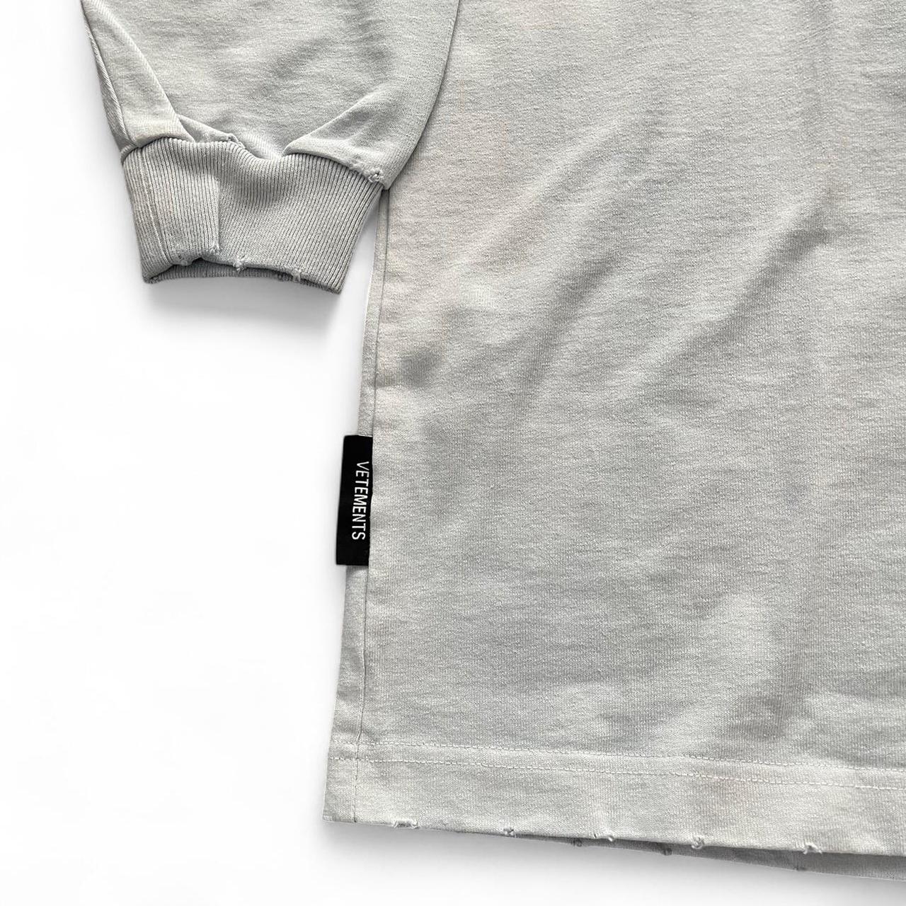 VETEMENTS AW19 SILK ROAD CAMEL LONG SLEEVE TEE
