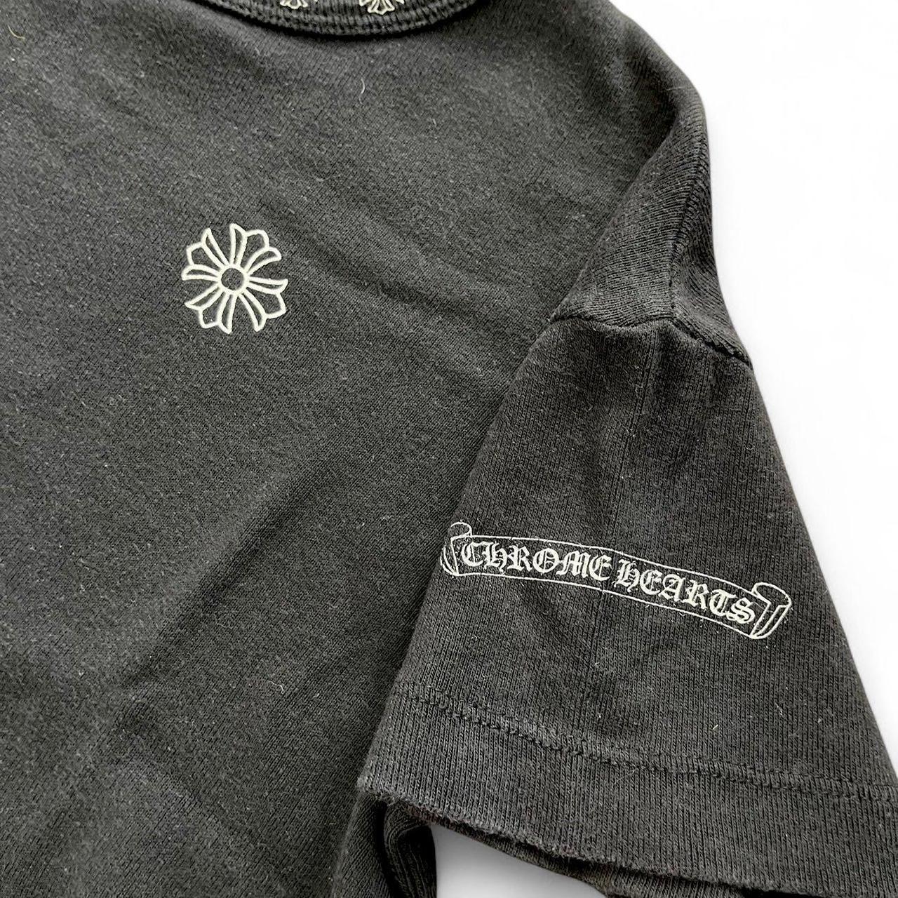Chrome Hearts Floral Crop Vintage T-shirt