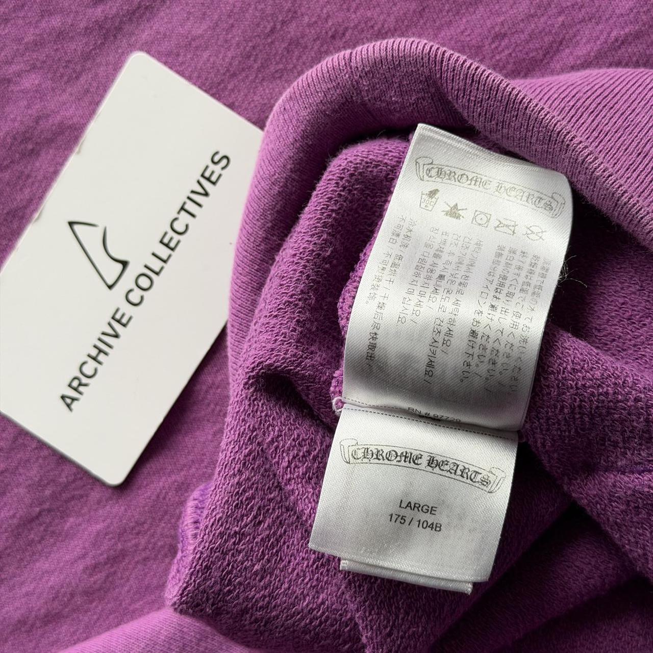 Chrome Hearts Matty Boy Purple More Not Less Hoodie