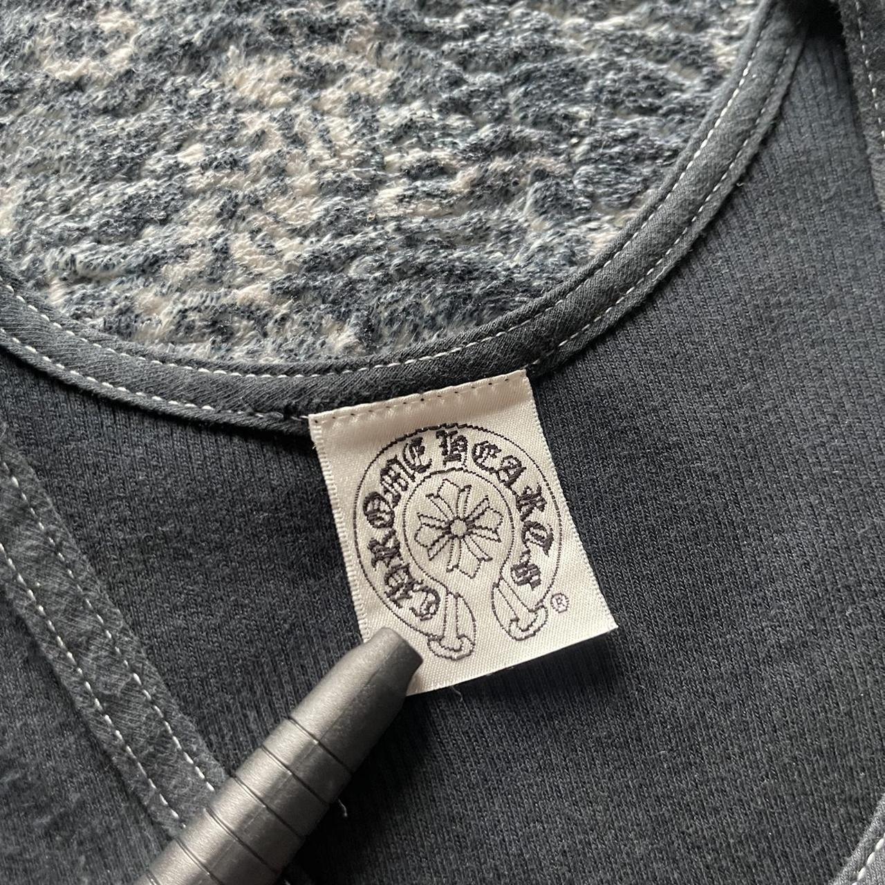 Chrome Hearts T Scroll Cross Logo Vest Black