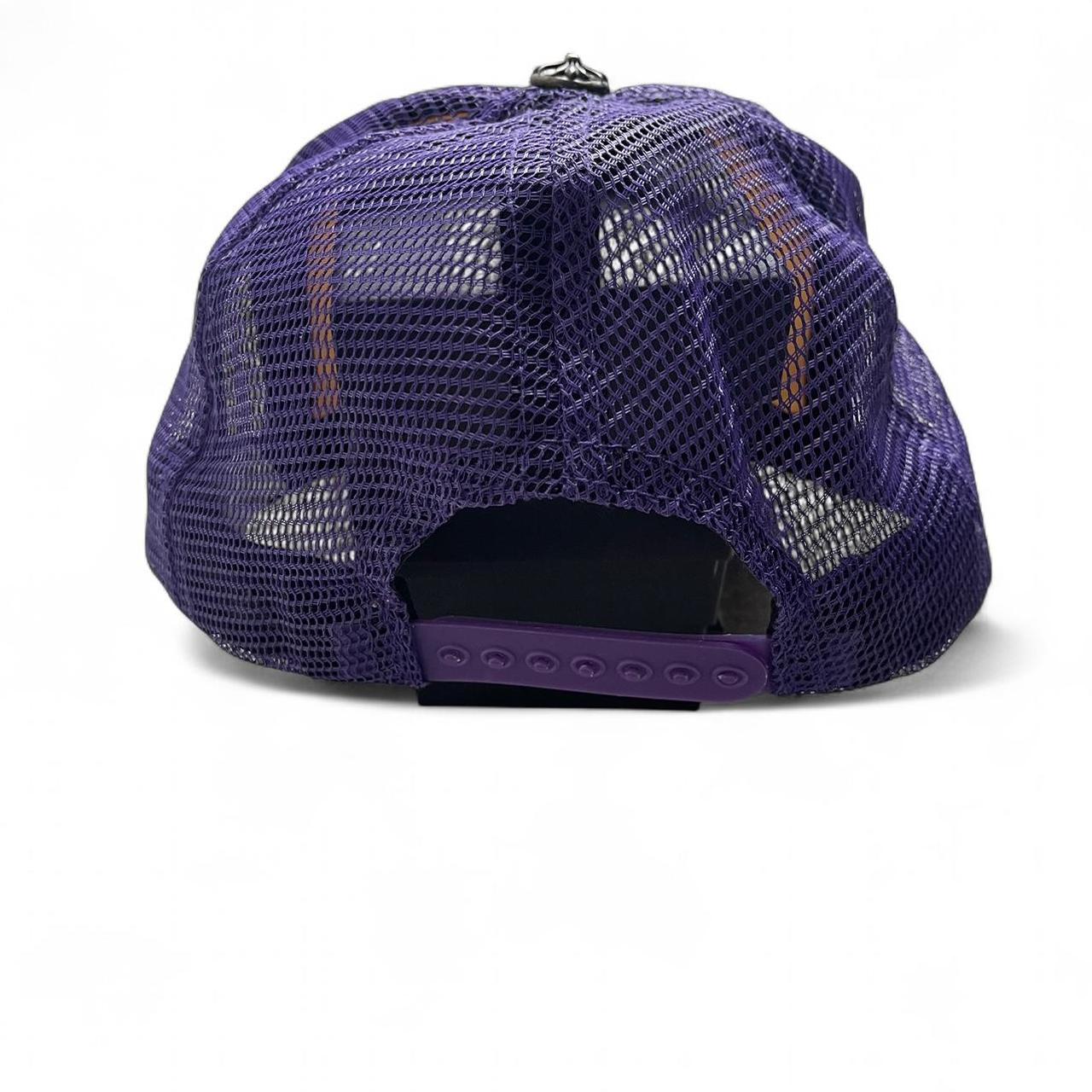 Chrome Hearts CH Hollywood Trucker Hat Purple / Pink