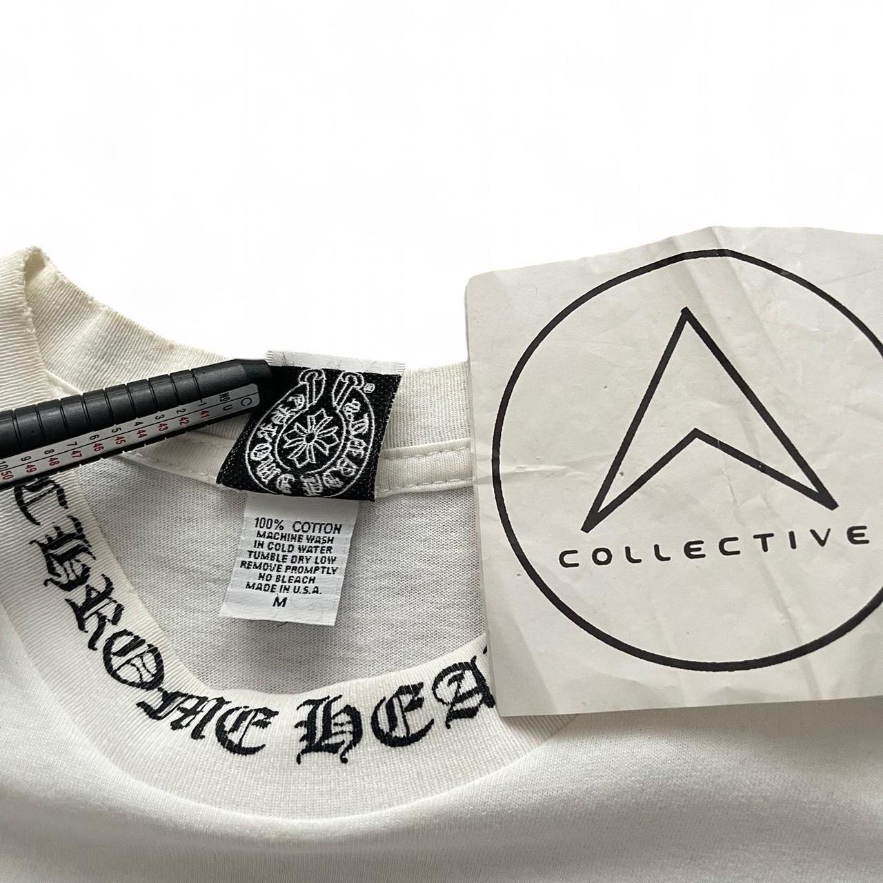 Chrome Hearts Dagger Logo Scroll Vintage Tee Shirt White