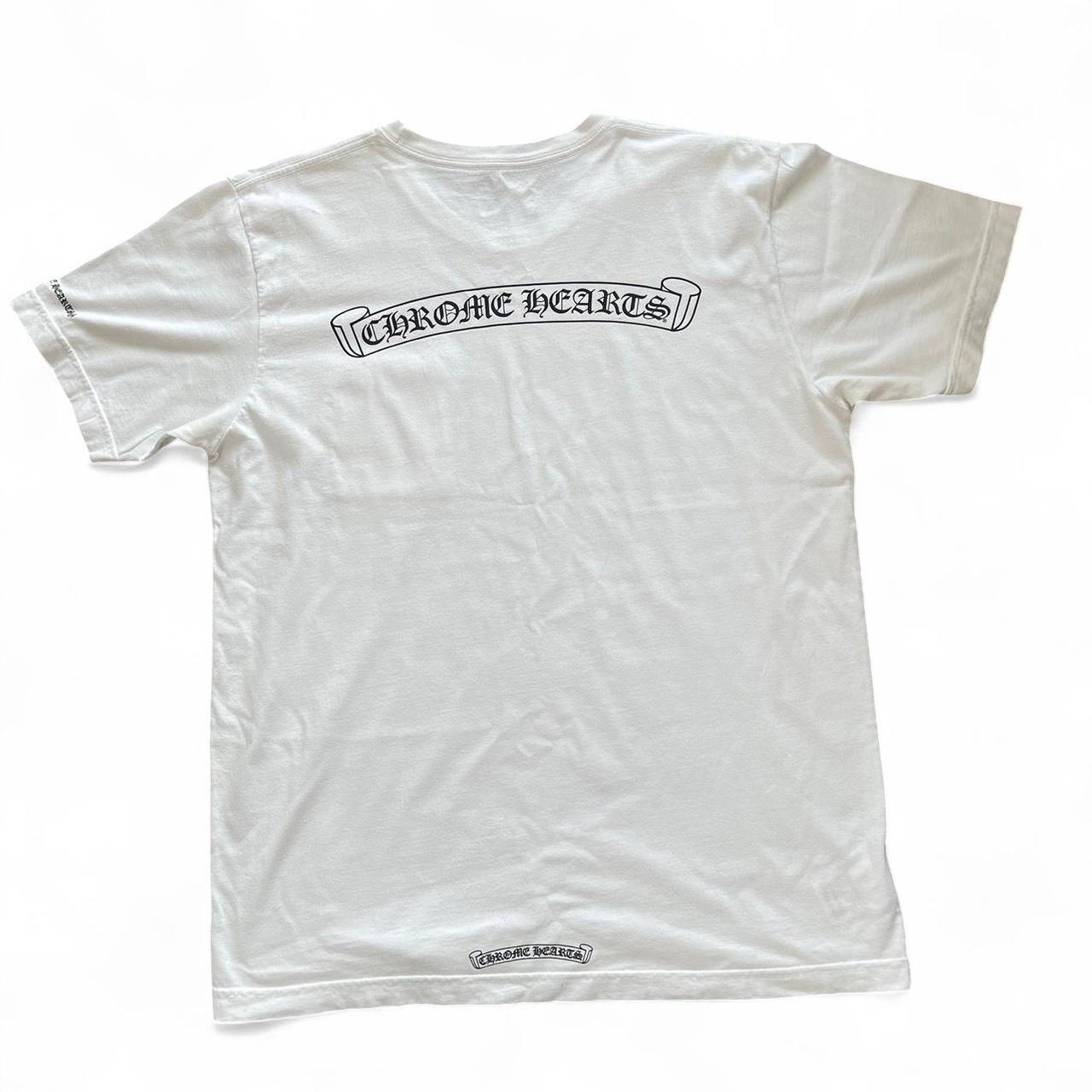 Chrome Hearts Scroll Logo Tee Shirt White