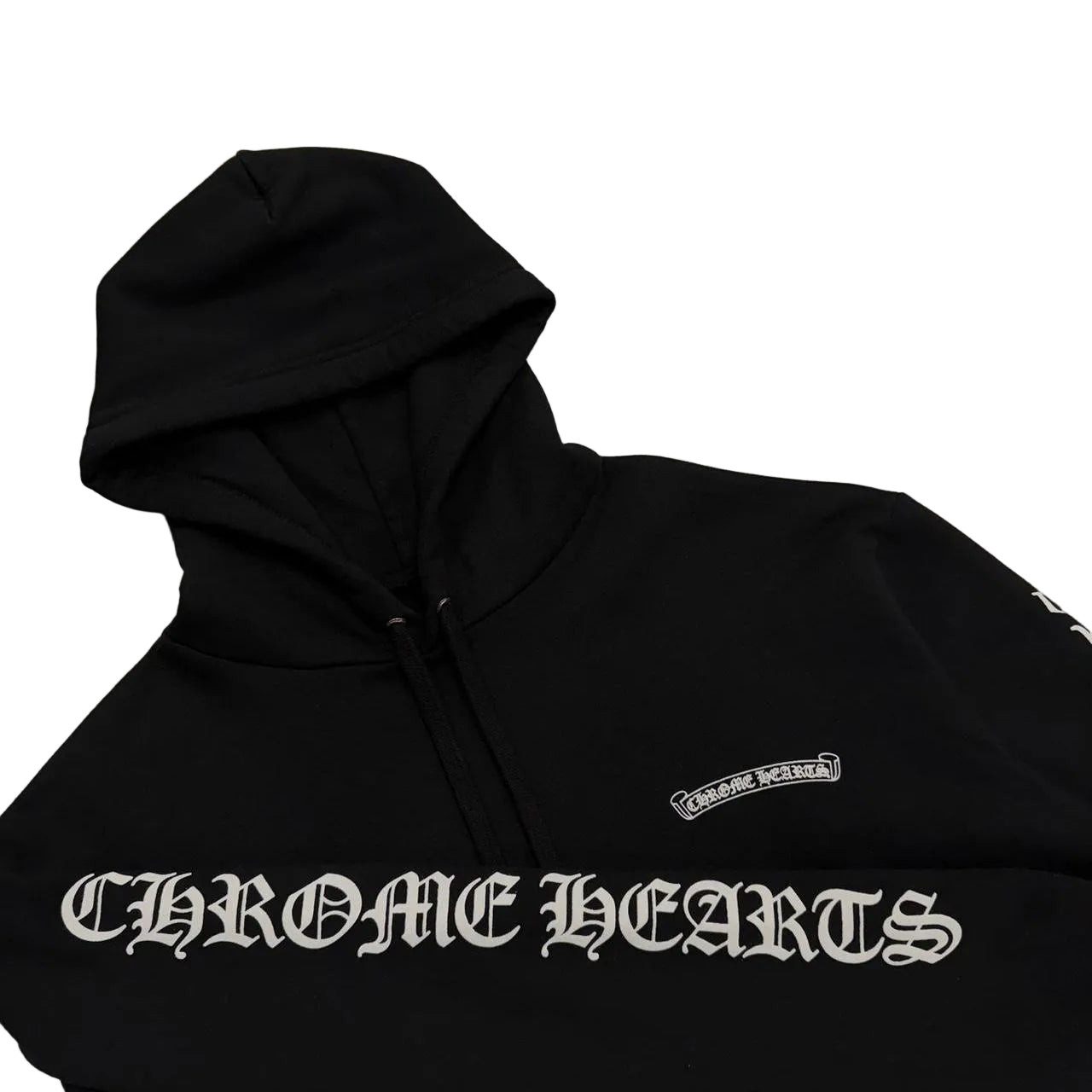 Chrome Hearts Scroll Pullover Hoodie Black