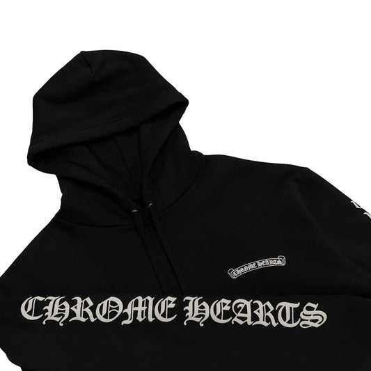 Chrome Hearts Scroll Pullover Hoodie Black