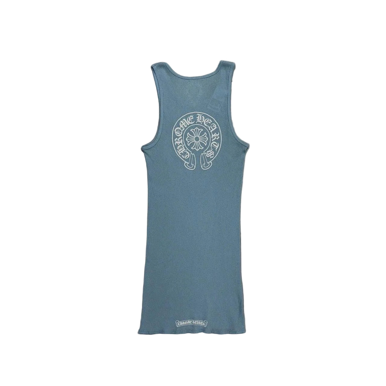 Chrome Hearts Horseshoe Logo Vest Tank Top Blue